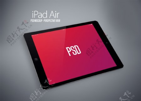 iPad平板透视图