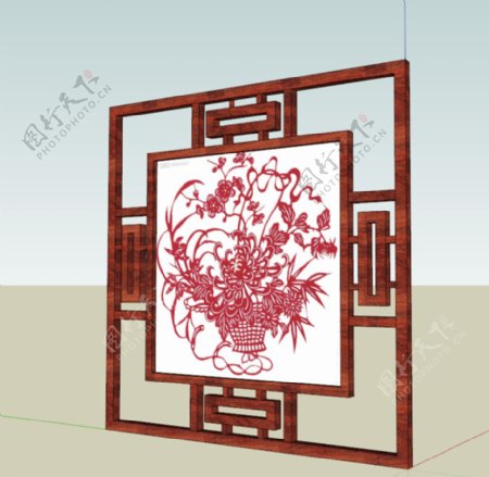 中式花框图片