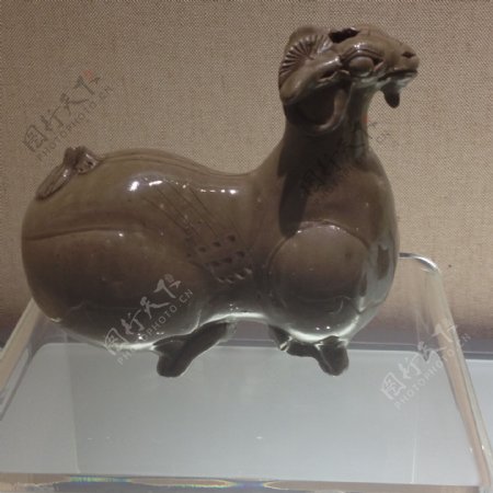 出土文物动物陶瓷图片