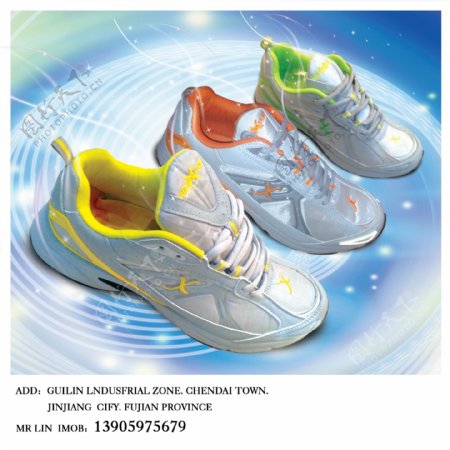 运动鞋同意系列海报设计图片