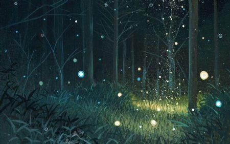 夜空森林