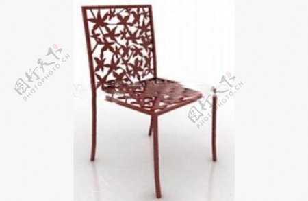 镂空田园椅子3D模型