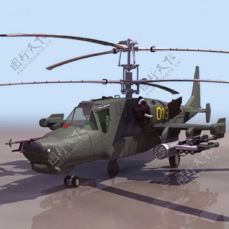HOKUM直升机模型012