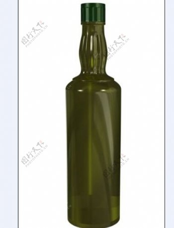 橄榄油瓶模型