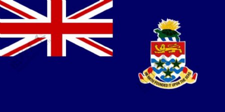 开曼群岛的剪贴画国旗