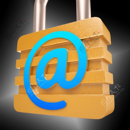 在签署挂锁显示安全的Internet邮件