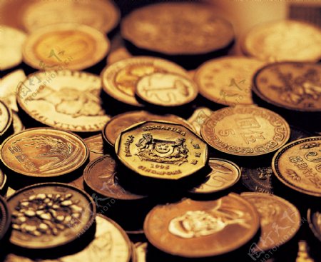 金钱货币铜币银元世界货币