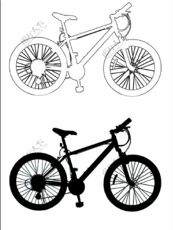 自行车山地自行车图片