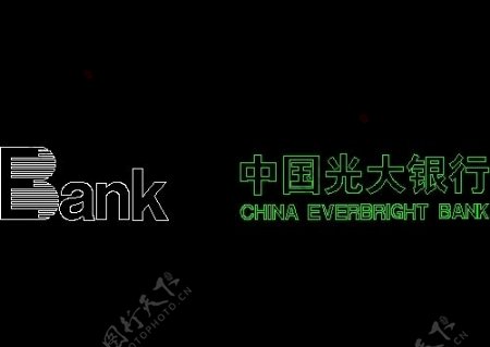 中国光大银行标志图块CAD饰物陈设图纸素材