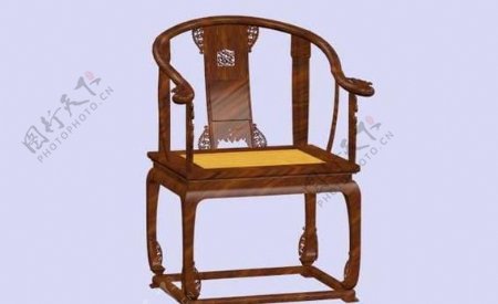 明清家具椅子3D模型a001