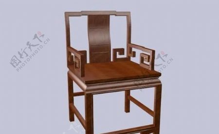 明清家具椅子3D模型a019
