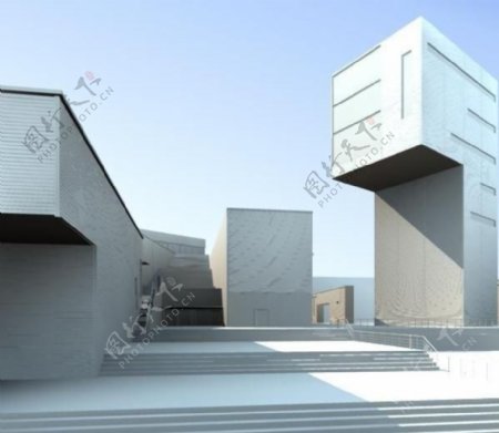 大厦天台3D模型
