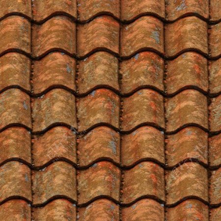 瓦片古建筑屋顶瓦3d材质贴图素材9