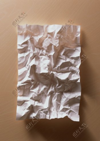 纸张元素素材揉皱纸