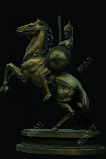 骑士雕塑