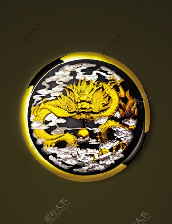 原创金龙logo图片