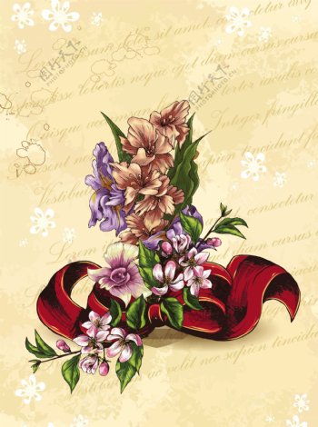 古典花纹花朵图片