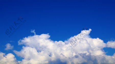 时间的推移白云在蔚蓝的天空股票视频视频免费下载
