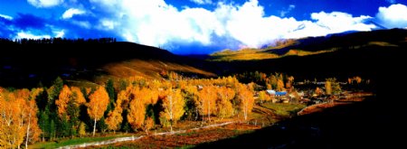 新疆的村落
