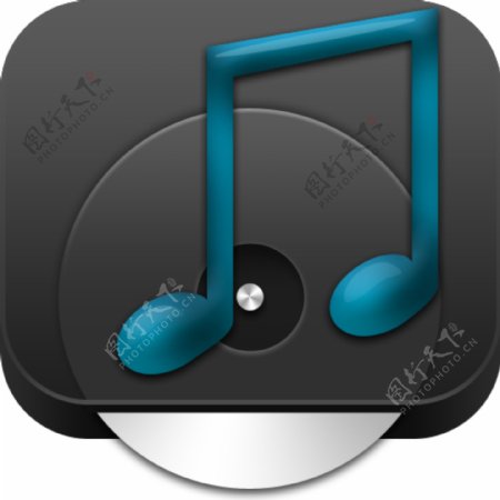 MP3音乐盒图标PSD分层素材