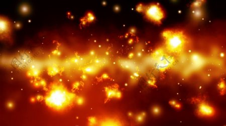 火热的粒子运动的背景过去视频免费下载