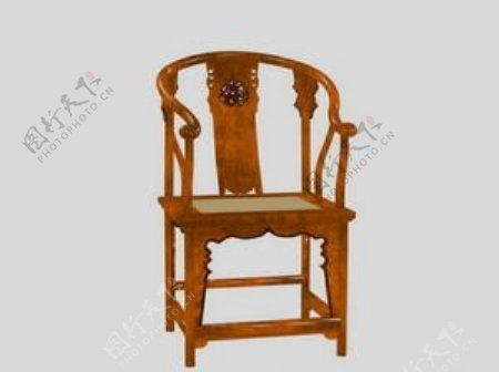 中式椅子3d模型家具效果图38