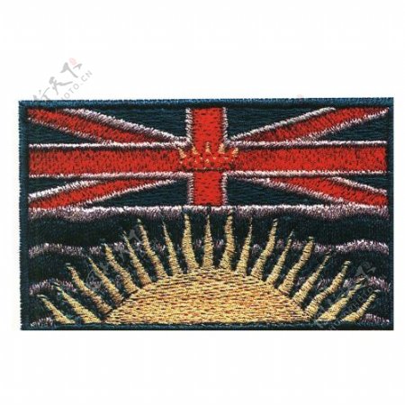 绣花图标色彩英国国旗免费素材
