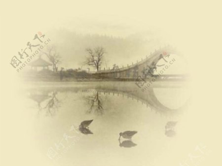古典中国风幻灯片背景图片