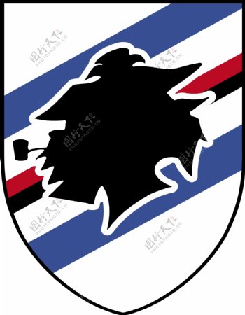桑普多利亚足球俱乐部徽标图片