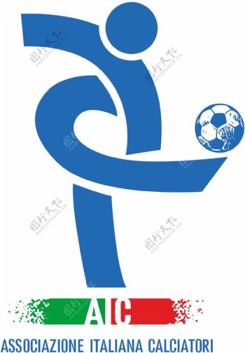 意大利足球运动员协会aic标志