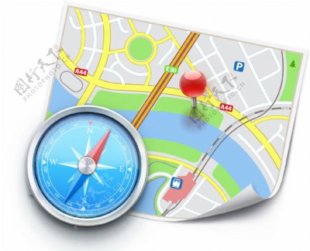 城市地图的GPS矢量02