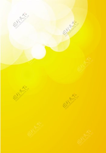 高对比度的黄色阳光背景矢量格式