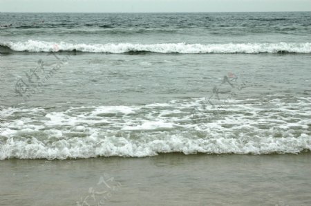 上川岛的海浪图片