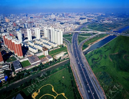 郑州中州大道鸟瞰图图片