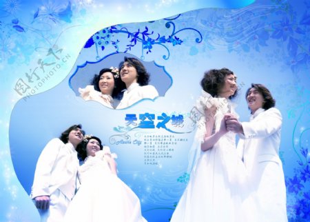 韩城恋曲自然主义婚纱模板影楼魔法书DVD31