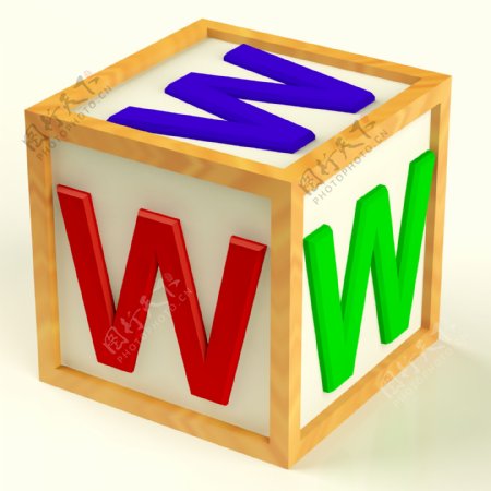 随着WWW作为因特网和信息符号块