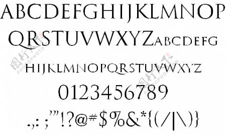 图拉真罗马字体