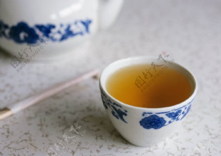 茶杯饮茶茶水健康品味