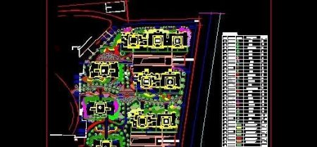 住宅小区绿化施工图