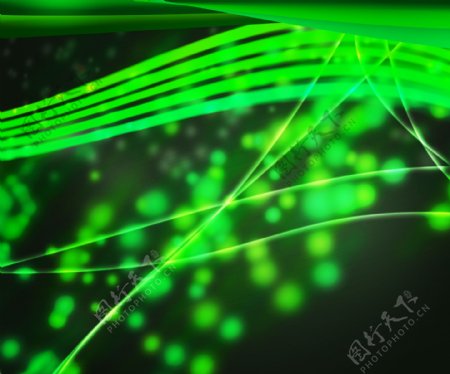 UFO绿色纹理背景