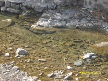 小溪石头清水小河
