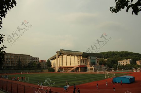 湖南大学体育场图片
