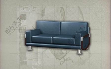 现代主义风格之沙发3D模型沙发013