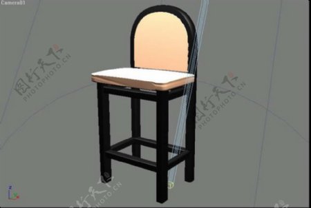 常用的椅子3d模型家具图片素材144