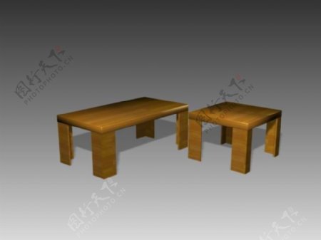 常见的桌子3d模型家具效果图17