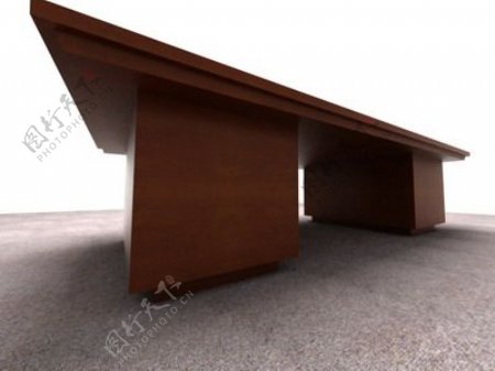 办公家具会议桌3d模型办公家具35