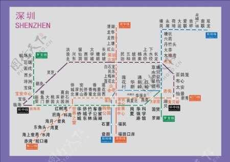 深圳地铁图