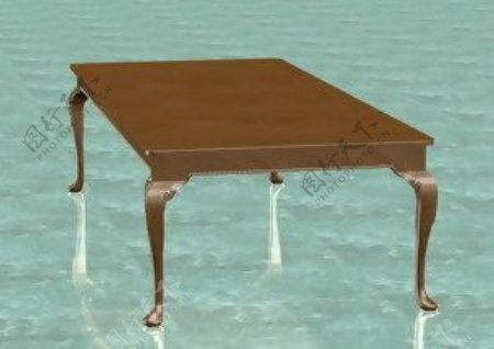 欧式桌子传统家具3D模型1