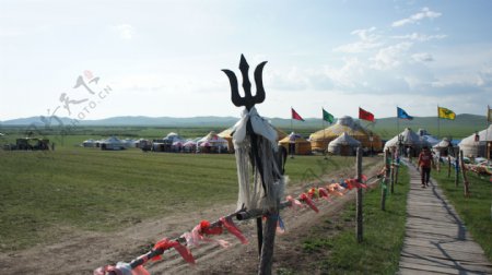 呼伦贝尔的蒙古包图片