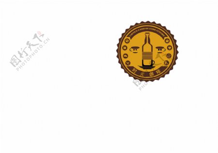 咖啡啤酒logo图片